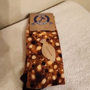 The Foundry Supply Co. Brown Patterned Men's Dress Socks